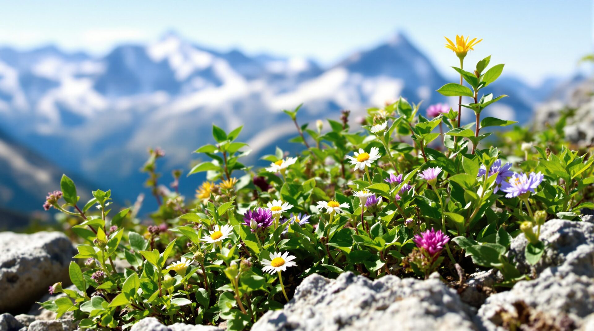 Plantes de montagne et anti-âge : un duo prometteur