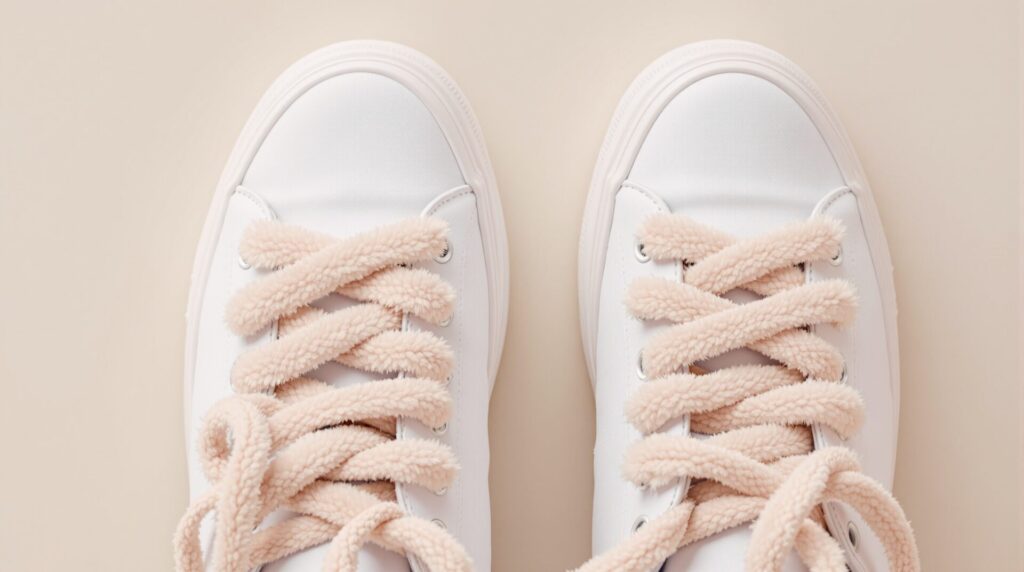 Relook tes sneakers avec les lacets fluffy