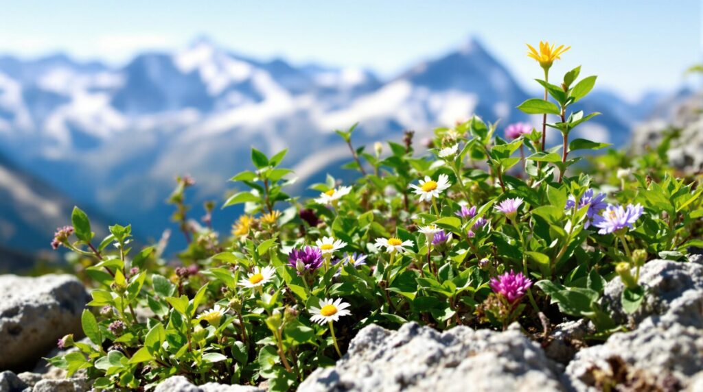Plantes de montagne et anti-âge : un duo prometteur