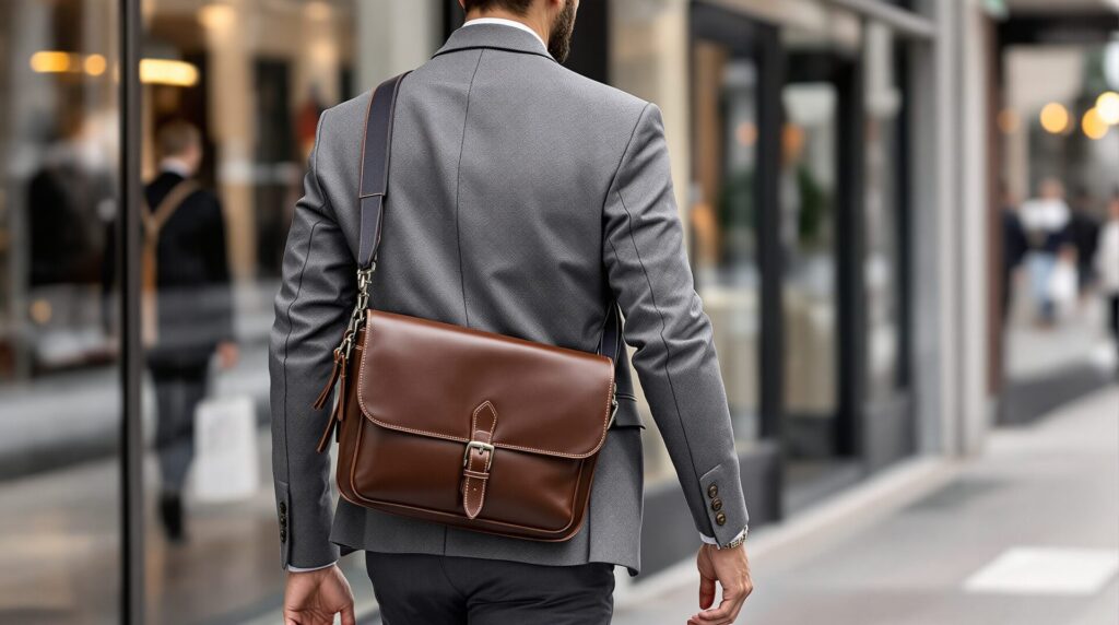 Le retour en force de la sacoche pour homme en cuir