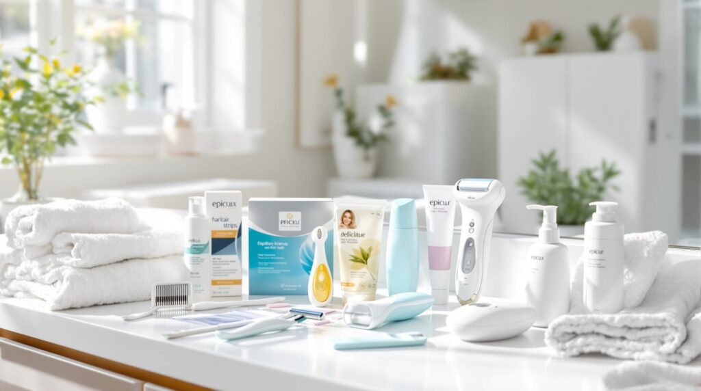 type d'épilation maillot femme