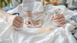 enlever tache feutre