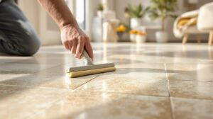 huile de lin carrelage poreux