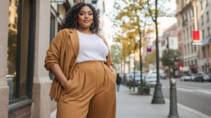 comment porter un pantalon large quand on est ronde