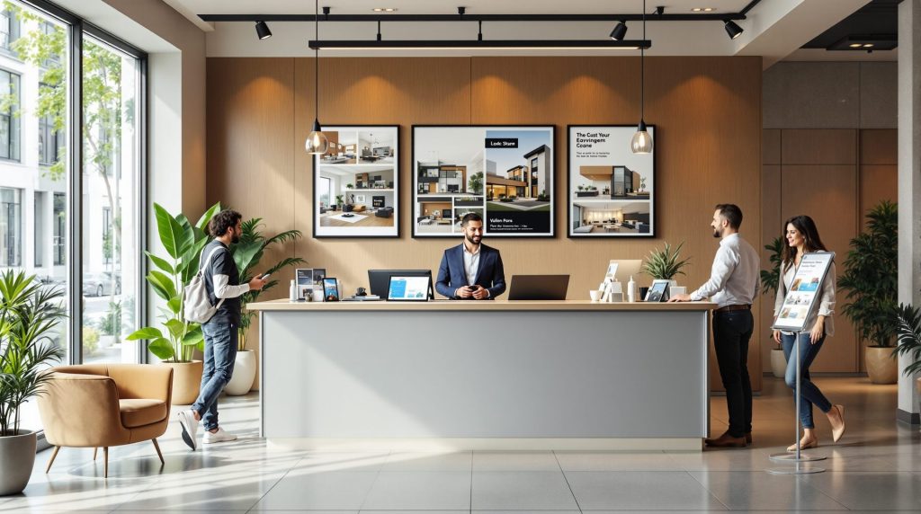 decoration agence immobiliere