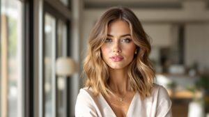 coupe de cheveux mi long dégradé