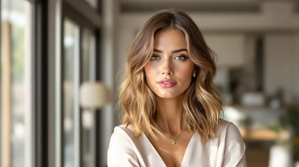 coupe de cheveux mi long dégradé