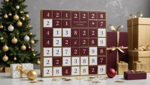 chiffre calendrier de l'avent à imprimer gratuit