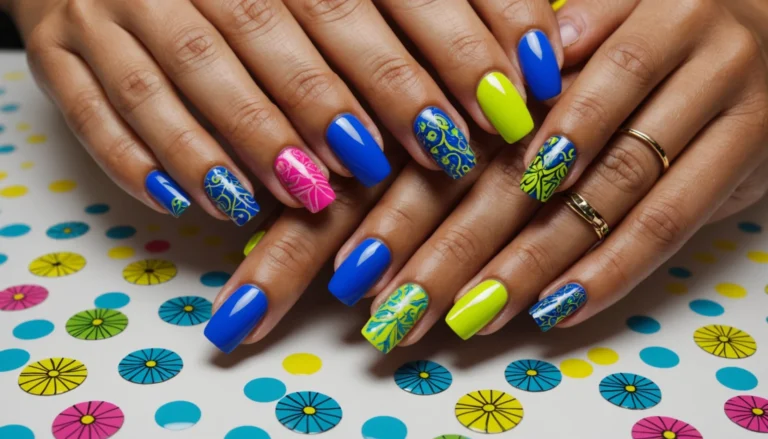 faux ongles couleurs