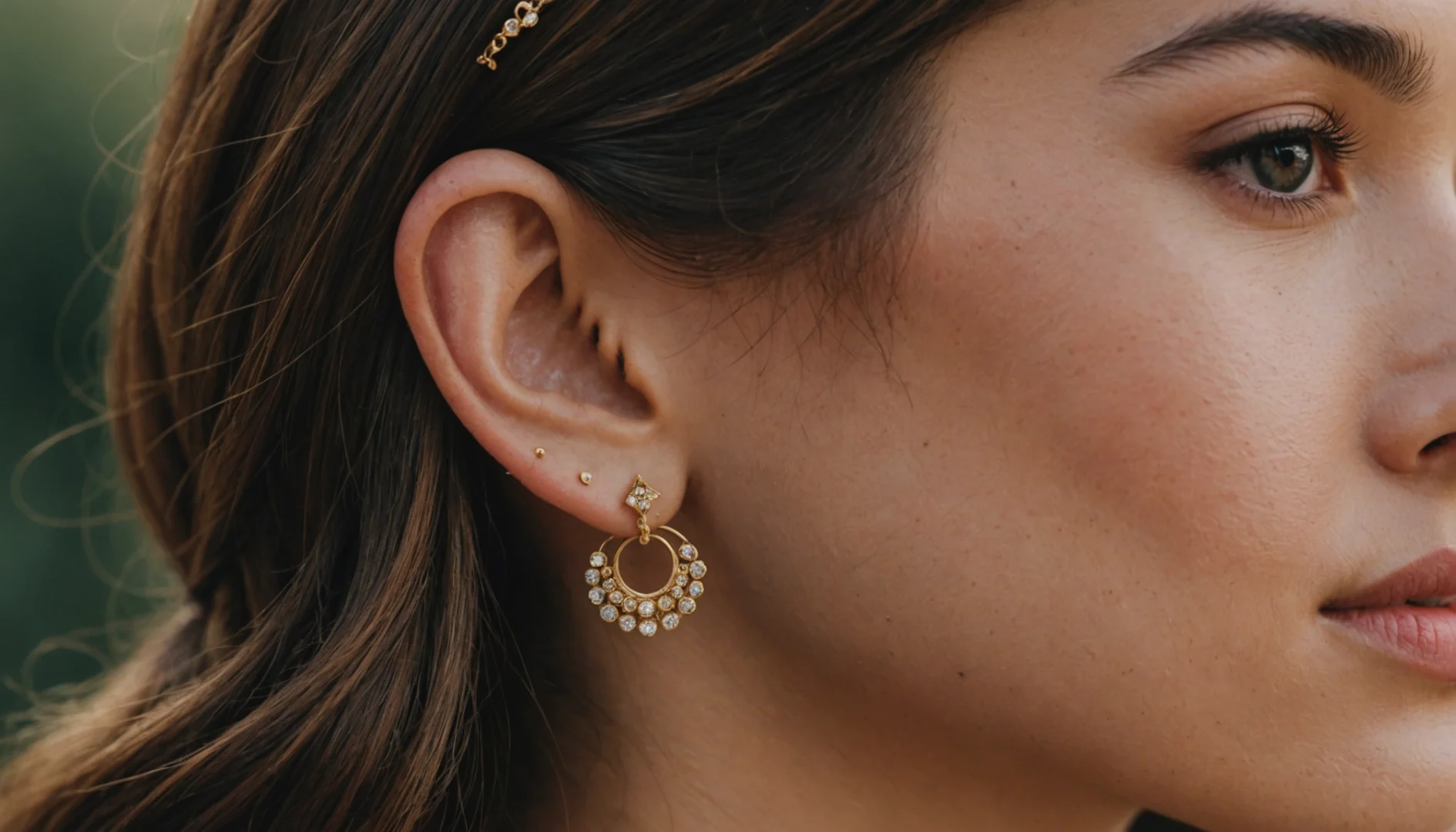 boucle d'oreilles deuxieme trou