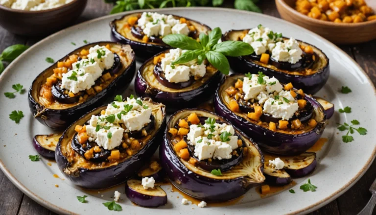 aubergine au four feta