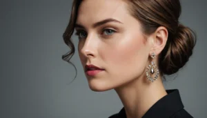 boucles d'oreilles asymétriques tendance
