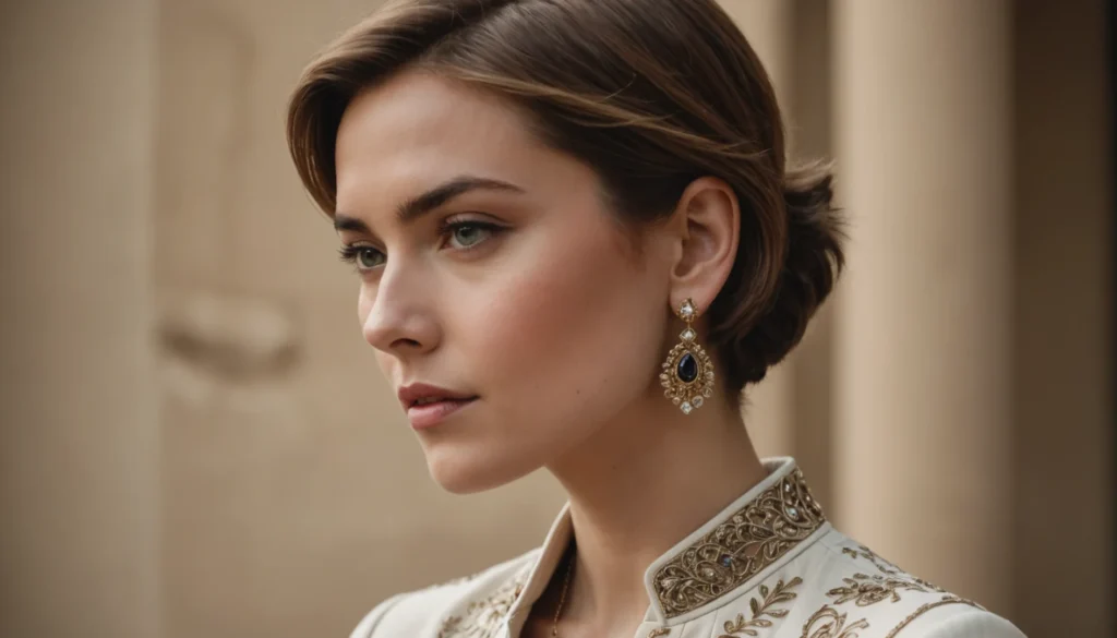 boucles d'oreilles asymétriques tendance