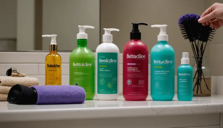 effet bétadine sur cheveux colorés