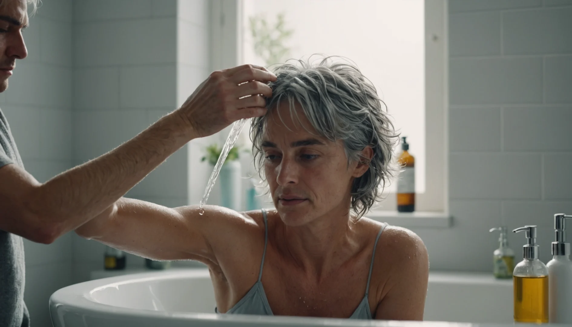 effet bétadine sur cheveux blancs