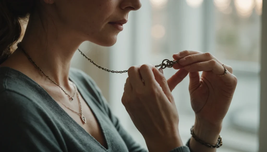 collier qui s'emmêle signification