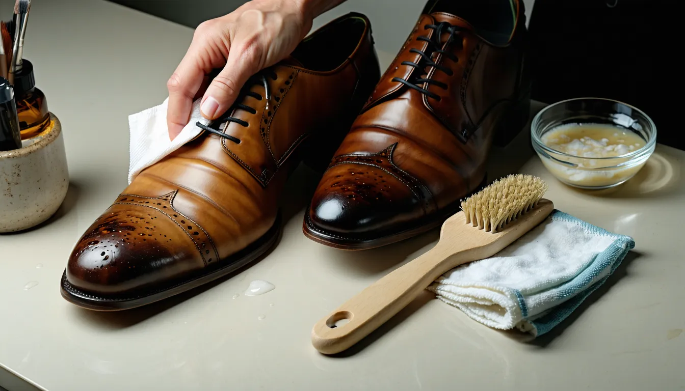 cirage de chaussures