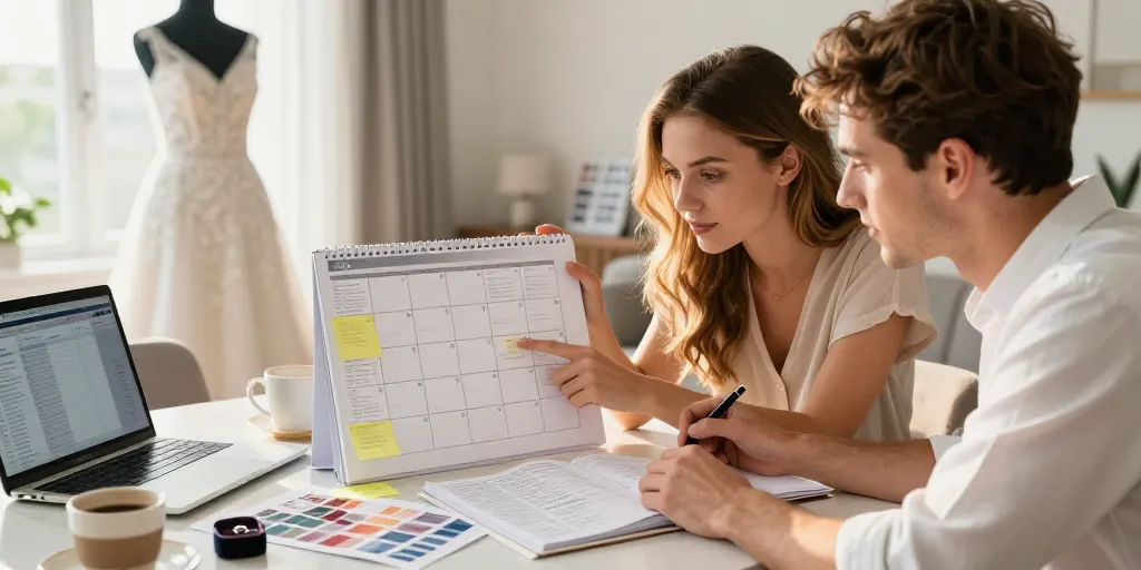 combien de temps pour préparer un mariage