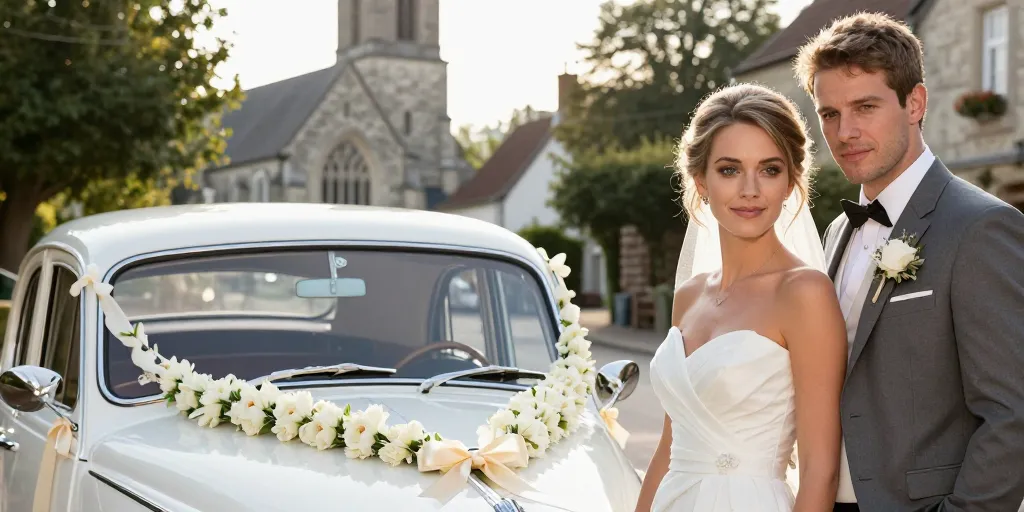 comment décorer une voiture pour mariage