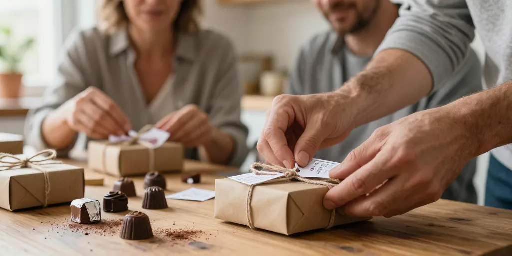 comment emballer des chocolats maison