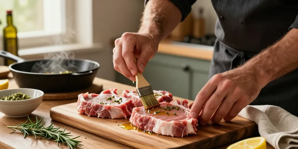 marinade cote de porc