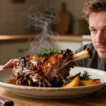 Souris d&rsquo;agneau au four : la cuisson lente pour une viande fondante