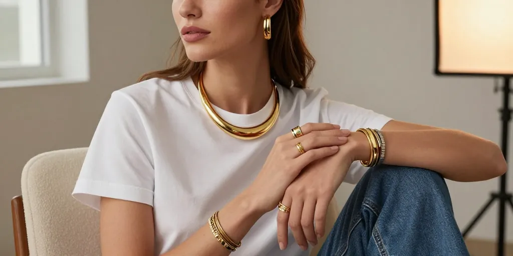 Mode : Comment transformer une tenue basique avec des bijoux de créateurs ?