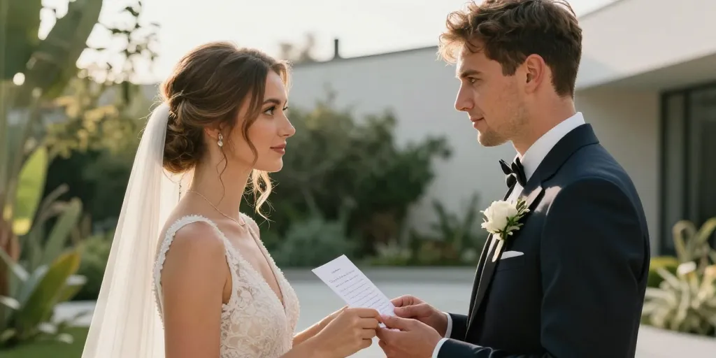 vœux de mariage originaux