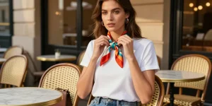 Comment accessoiriser une tenue simple avec une touche française ?